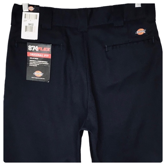 Dickies - 874® FLEX Work Pants, Dark Navy - 36X32 NWT - Picture 3 of 13